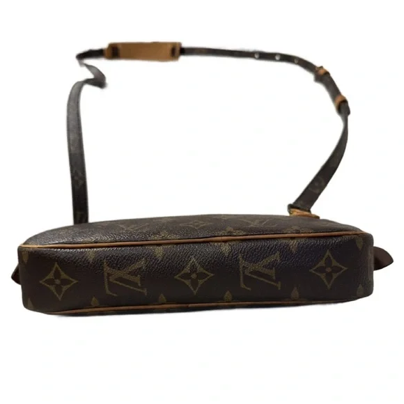 Louis Vuitton Marly Bandouliere Monogram Brown Pochette - Picture 3 of 12